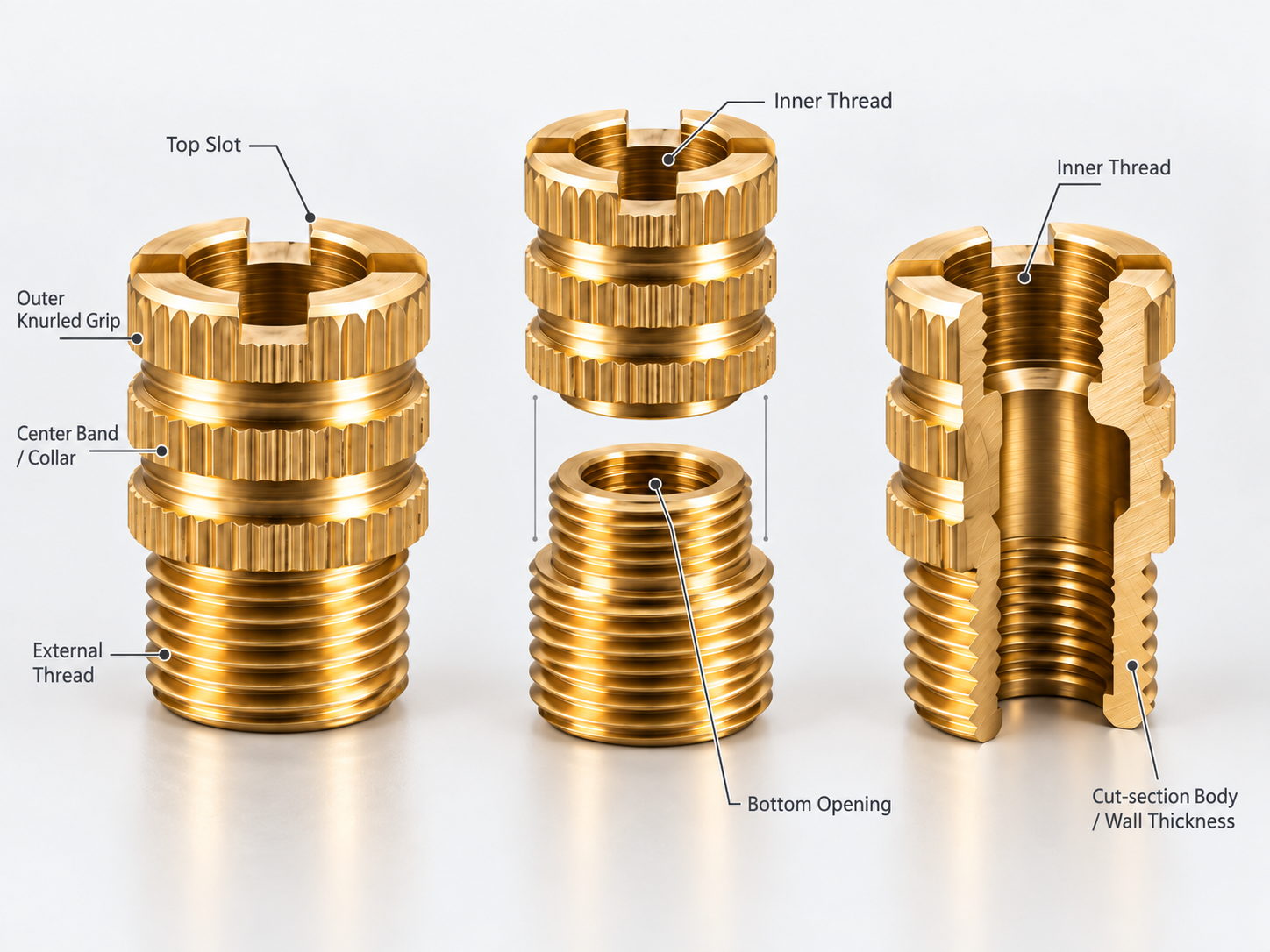 Precision quality inspection of brass components