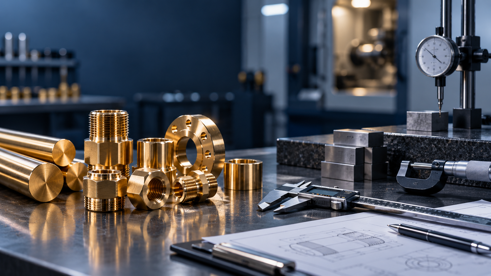 Quality inspection and precision brass manufacturing at Feel Good Brass Industry