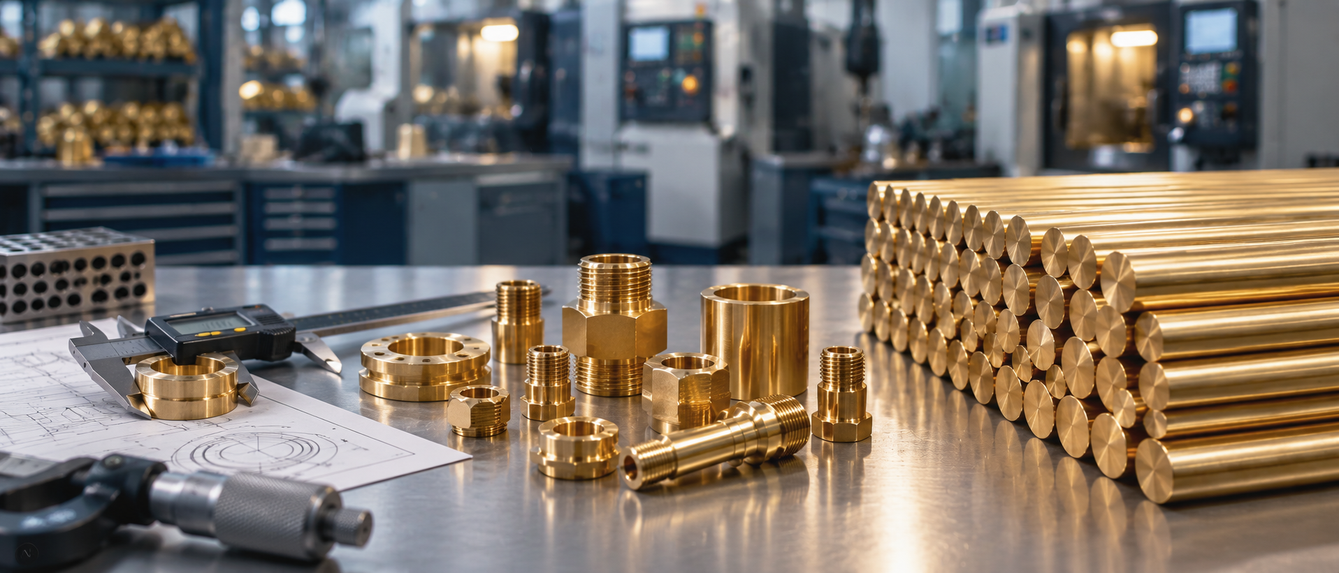 Precision brass manufacturing parts